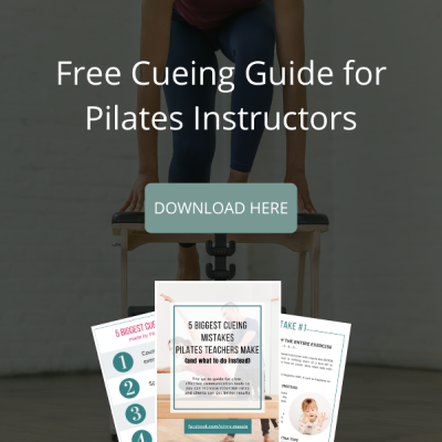 Free Cueing Guide for Pilates Instructors