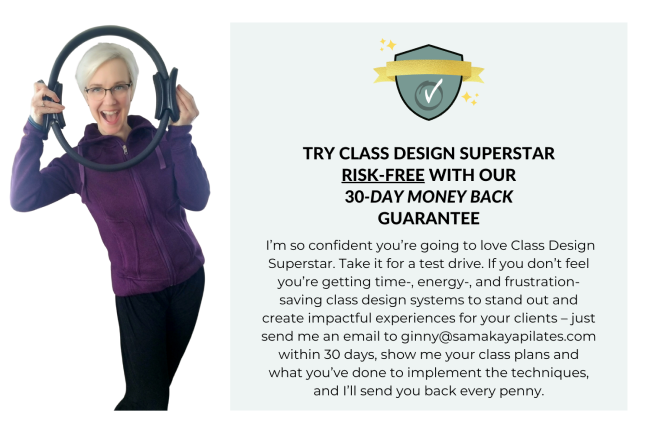 Try Class Design Superstar risk-free with our 30-day Money Back Guarantee