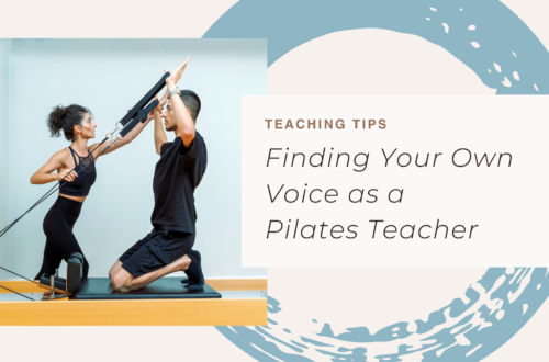 Finding Your Own Voice as a Pilates Teacher